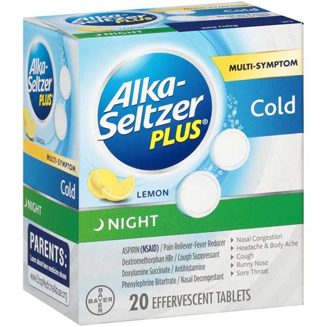 alka seltzer cold and flu night